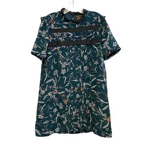 Anthropologie Vineet Bahl Ines Floral Tunic Dress Size Small Mini Shift Floral‎